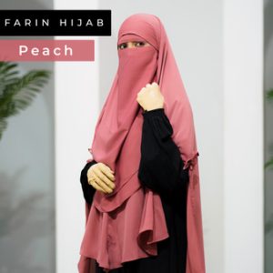 Special Farin Hijab - Peach